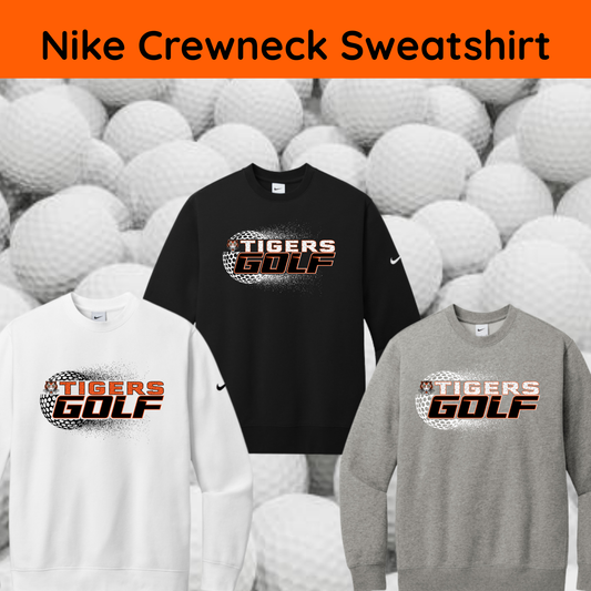 ROG26 Nike Club Fleece Sleeve Swoosh Pullover Crewneck
