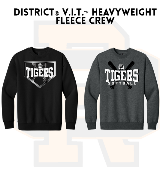ROSB26 DT6154 District® V.I.T.™ Heavyweight Fleece Crew