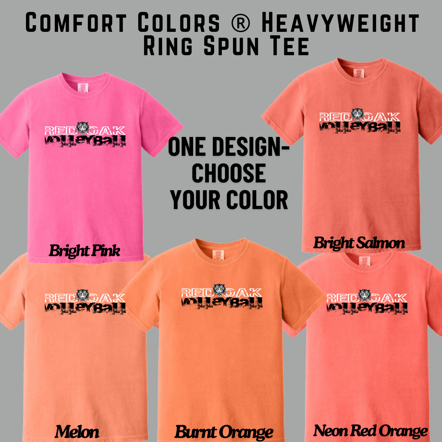 ROVB24 COmfort COlors T-Shirt - Color Options For Black and White Design