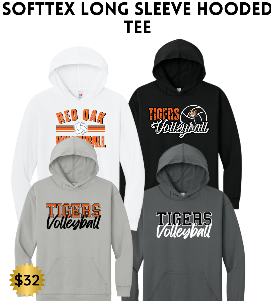 ROVB25 Softek Long Sleeve Hooded Tee