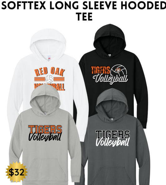 ROVB25 Softek Long Sleeve Hooded Tee