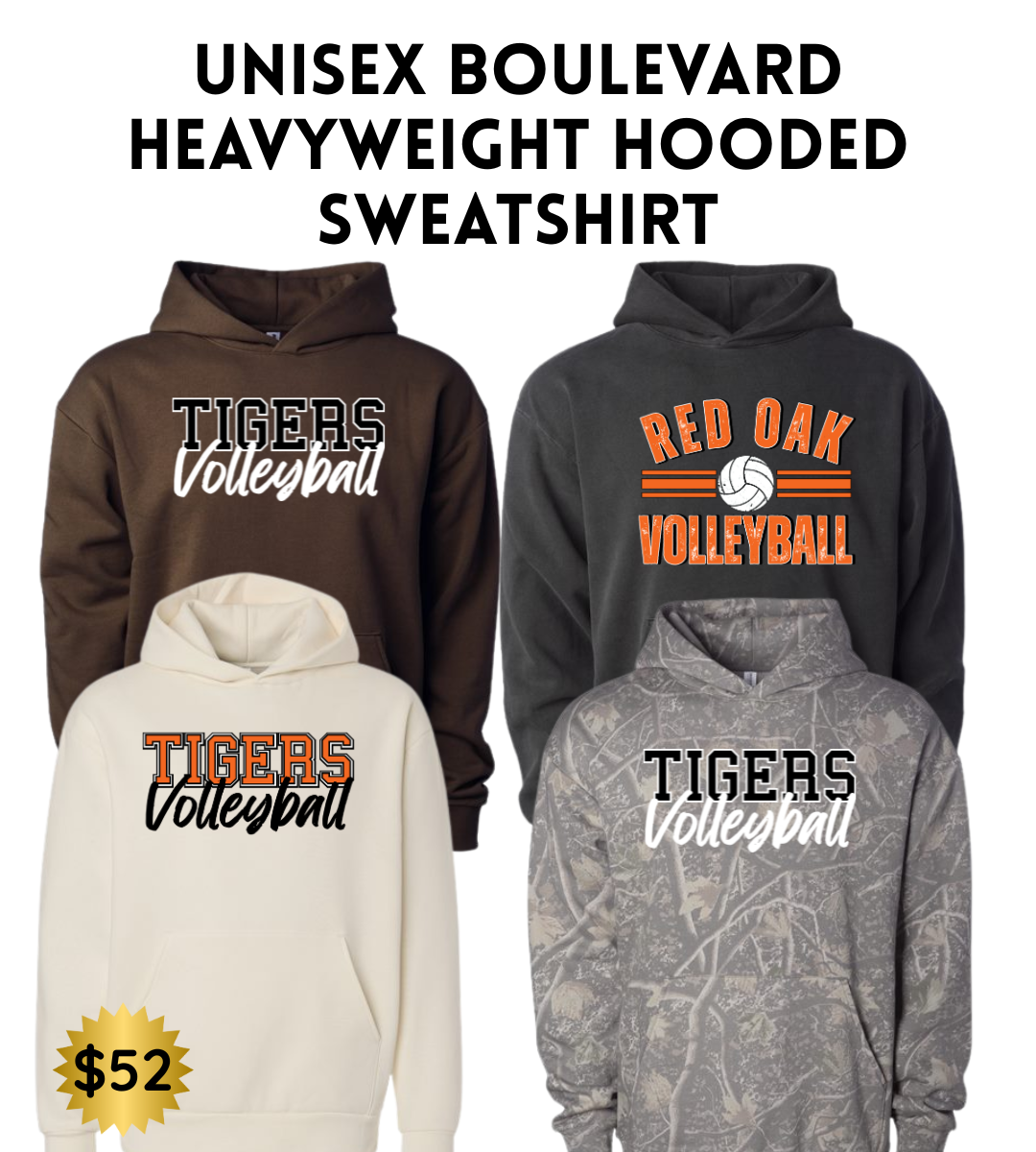 ROVB25 Unisex Boulevard Heavyweight Hooded Sweatshirt