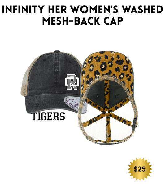 ROVB25 Women's Washed Mesh-Back Cap