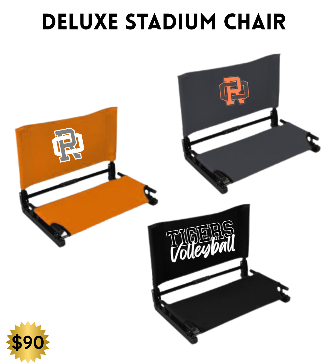 ROVB25 Deluxe Stadium Chair – VANN BRANDS Custom Designs