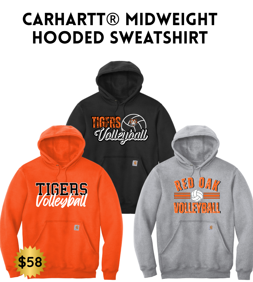 ROVB25 Carhartt®  Midweight Hooded Sweatshirt