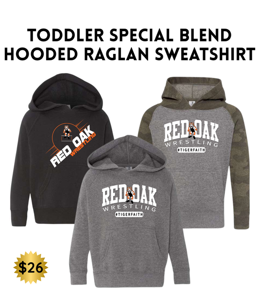 ROWR2526 Independent  Toddler Special Blend Hooded Raglan Sweatshirt