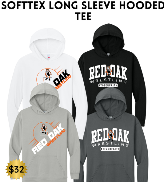 ROWR2526 Softek Long Sleeve Hooded Tee