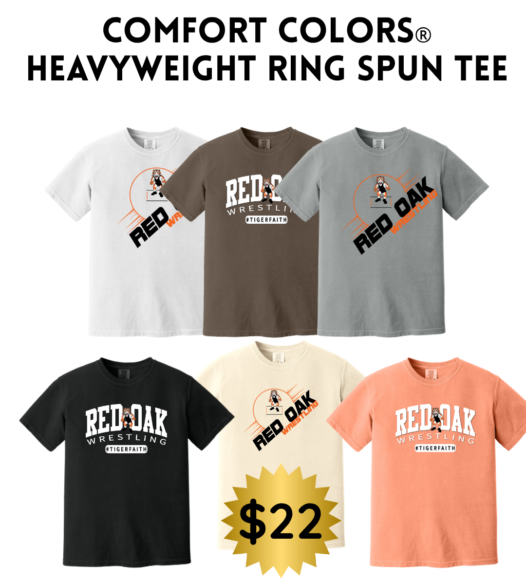 ROWR2526 Comfort Colors Tee (Adult Unisex Sizes)