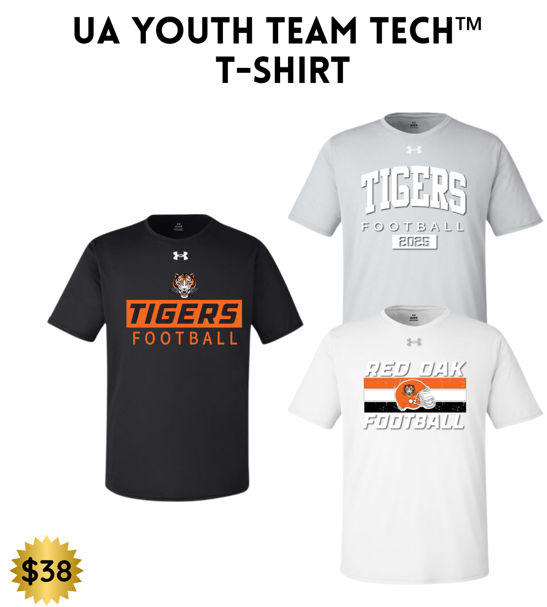 ROFB25 Under Armour Tech Tee (Unisex / Youth Sizes)