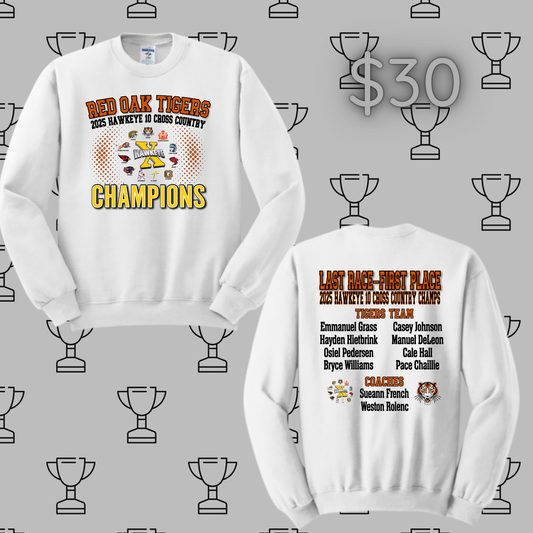 ROCCCC Crewneck Sweatshirt - Youth & Adult Sizes - White