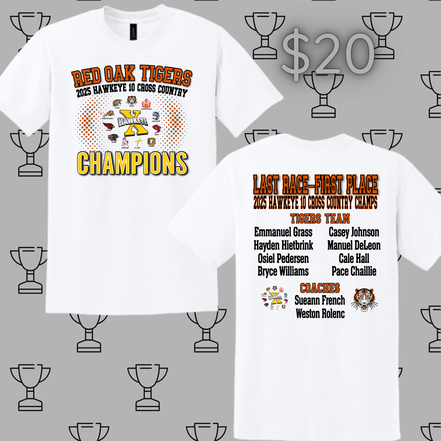 ROCCCC Gildan 50/50 T-Shirt Adult & Youth - White