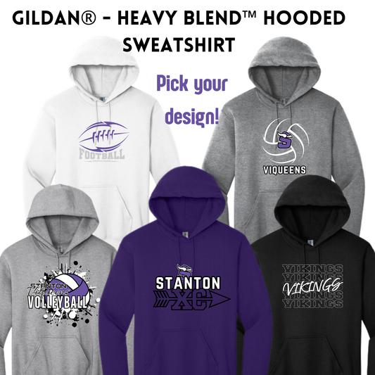 SB Gildan Heavy Blend™ Hooded Sweatshirt Youth AND Adult