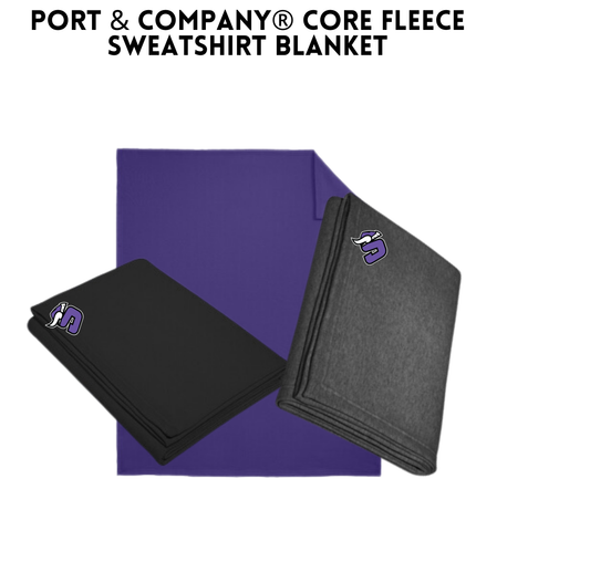 SB Port & Company® Core Fleece Sweatshirt Blanket