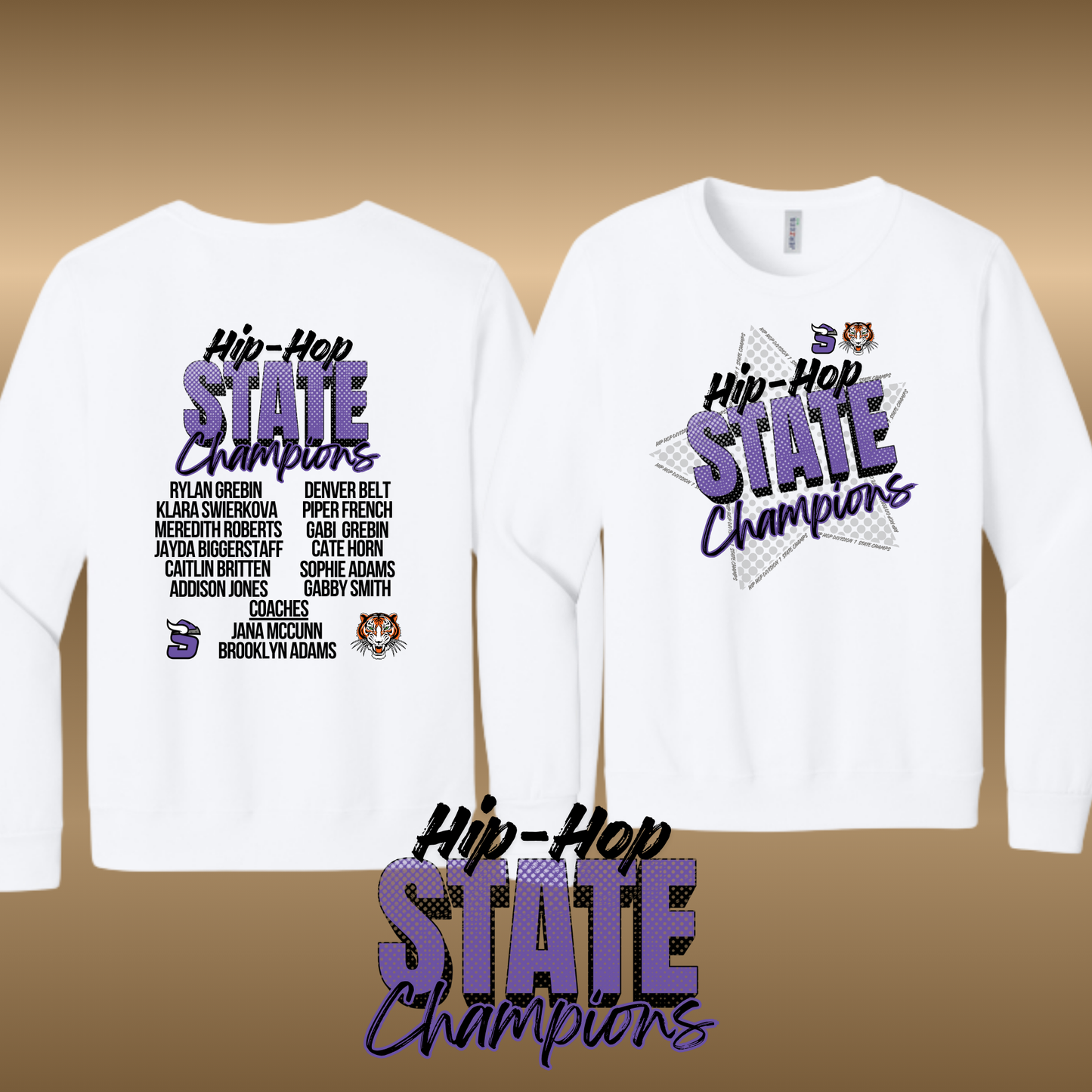 SSDC Jerzees Eco™ Premium Blend Crewneck Sweatshirt - White & Cream