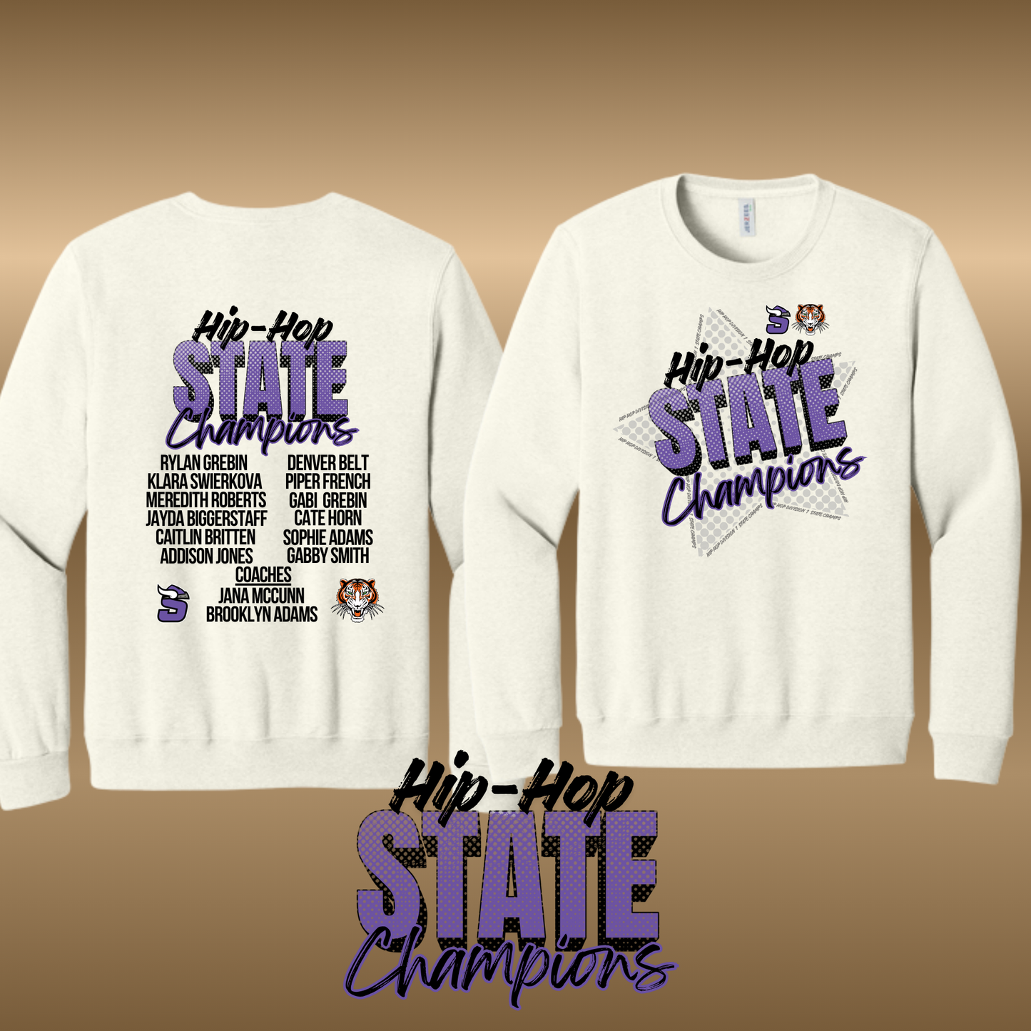 SSDC Jerzees Eco™ Premium Blend Crewneck Sweatshirt - White & Cream