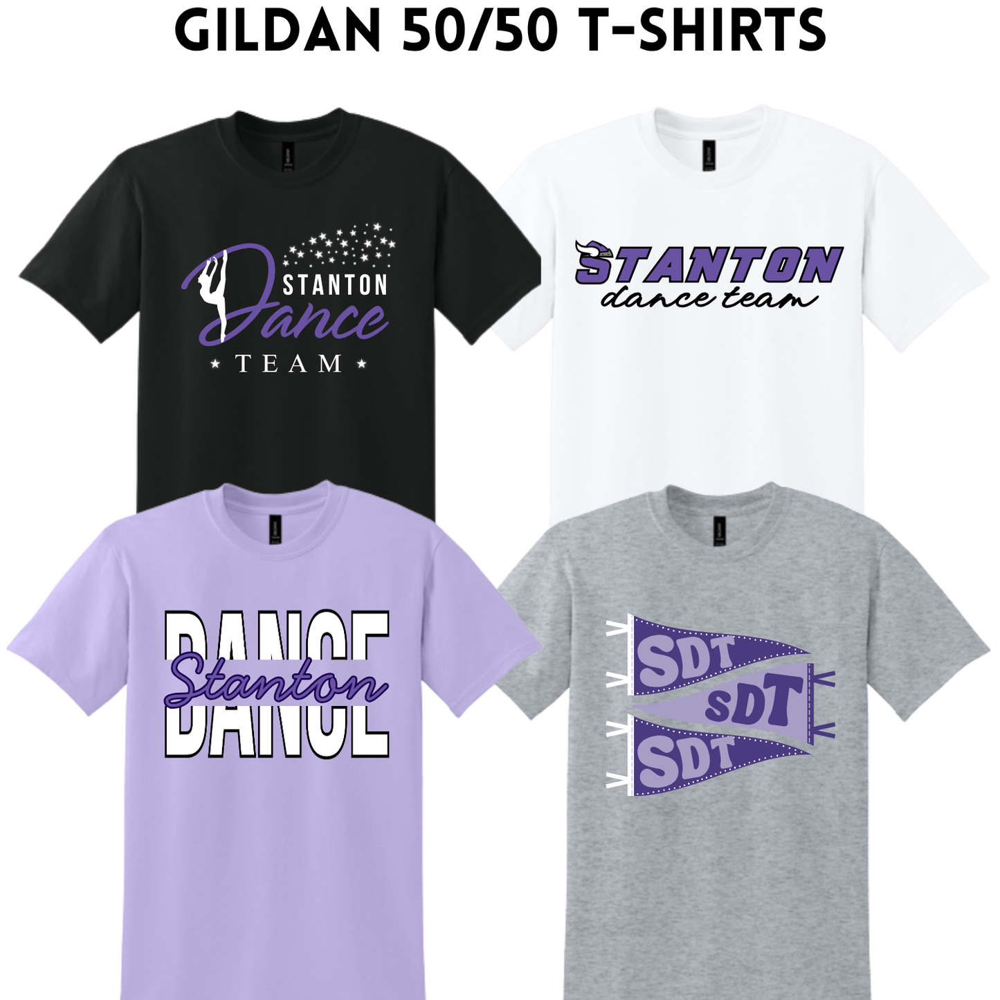 SDT26 8000 Gildan 50/50 t-shirts