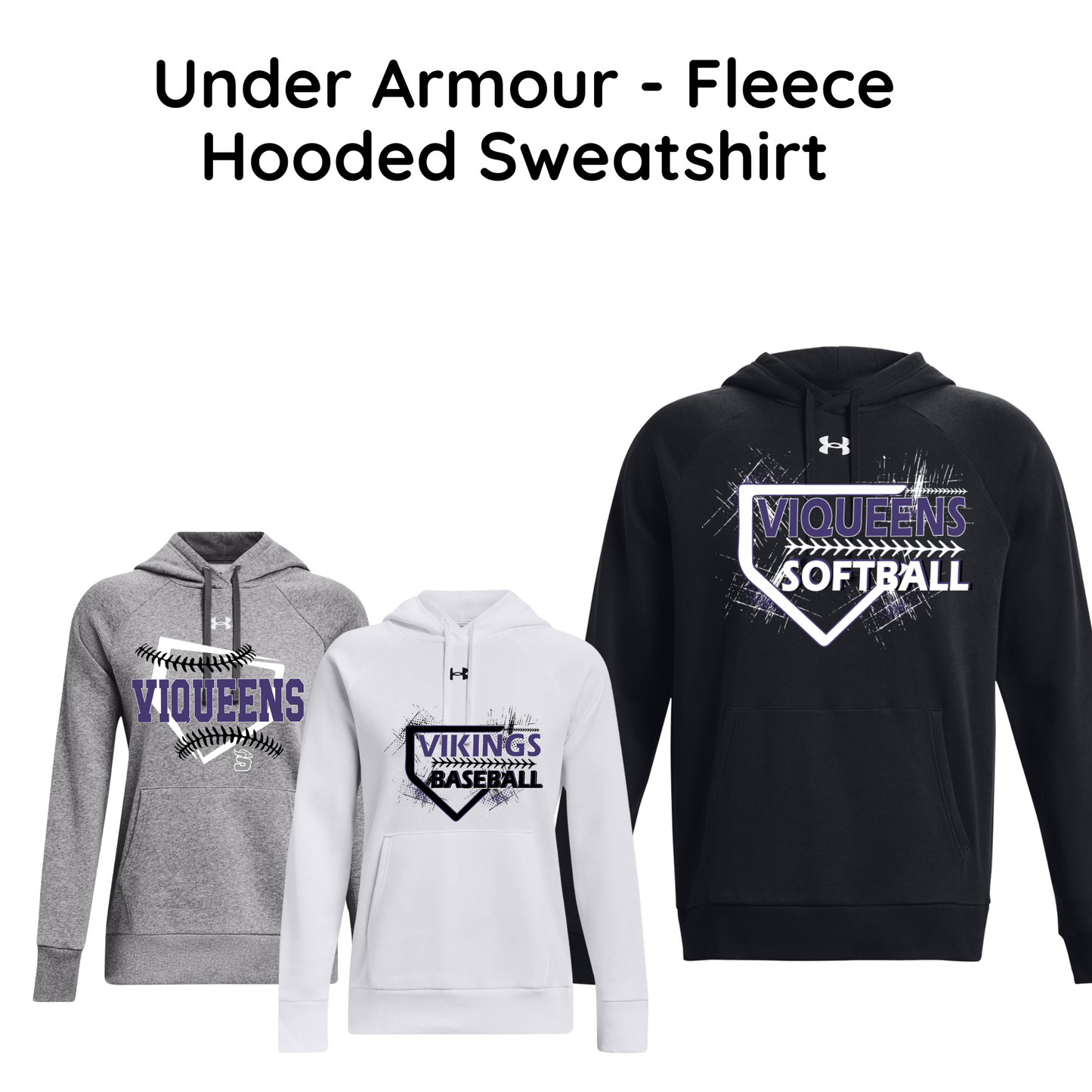 SSB25 Under Armour - Fleece Hooded Sweatshirt YOUTH-ADULT