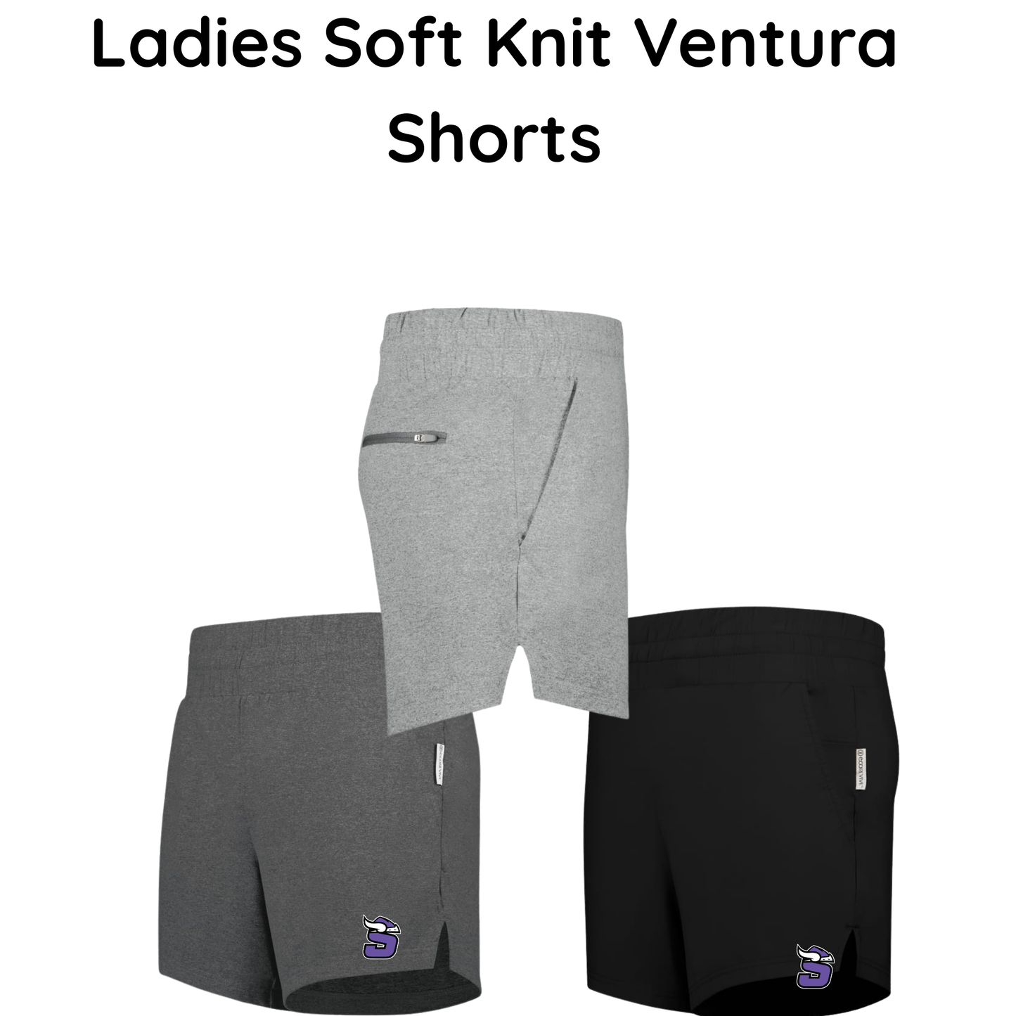 SSB25 Ventura Ladies Soft Knit Shorts