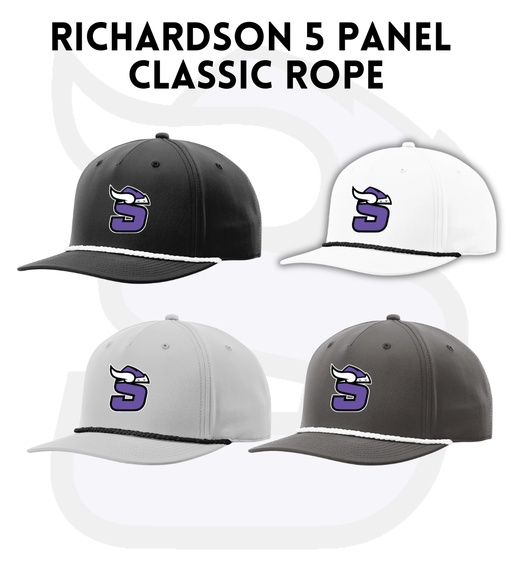 SBBS26 258 Richardson 5-Panel Classic Rope Cap