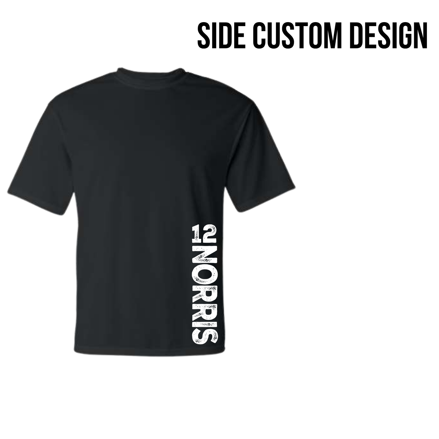 Custom Name and Number on Side