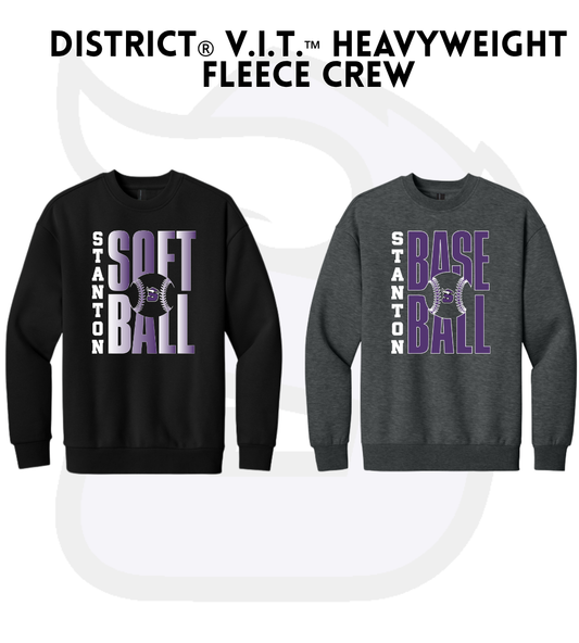 SBBS26 DT6154 District® V.I.T.™ Heavyweight Fleece Crew