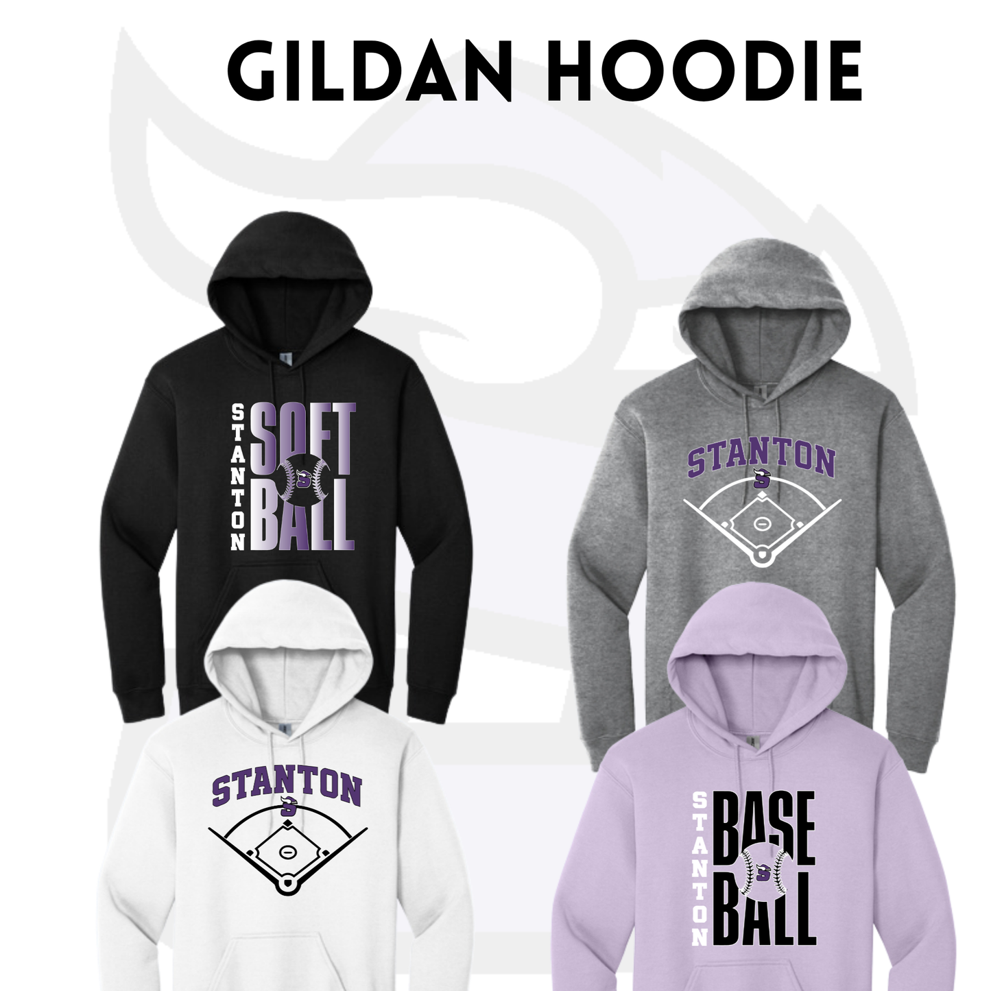 SBBS26 18500 Gildan Hoodie YOUTH - ADULT Sizes