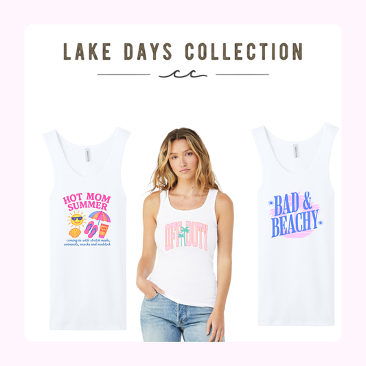 LD BC1080 Lake Days Bella Ribbed Tank