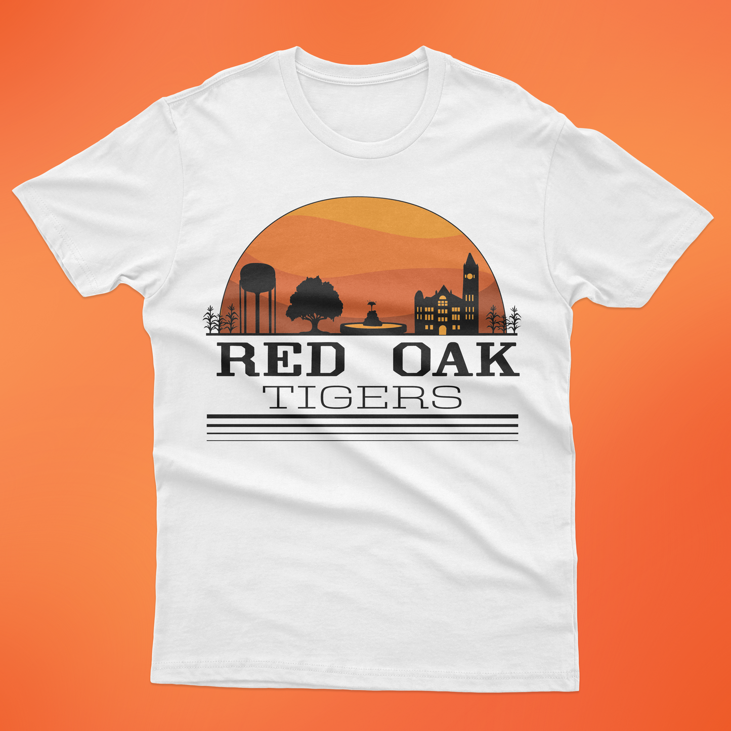 ROAD Gildan Dryblend 50/50 T-Shirt - Youth-Adult Red Oak