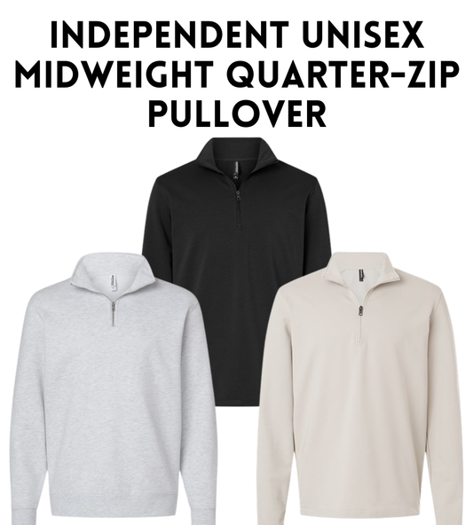 VB SS4600QZ Independent Unisex Midweight Quarter-Zip Pullover