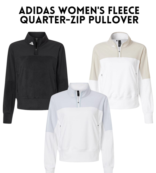 VB A601 Women's Fleece Quarter-Zip Pullover