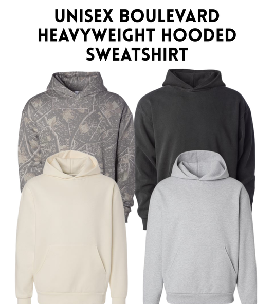 VB IND330BLV Unisex Boulevard Heavyweight Hooded Sweatshirt