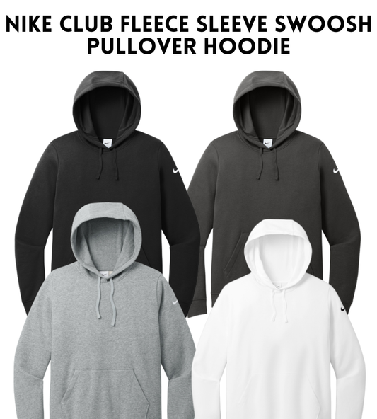 VB NKDR1499 Nike Club Fleece Sleeve Swoosh Pullover Hoodie