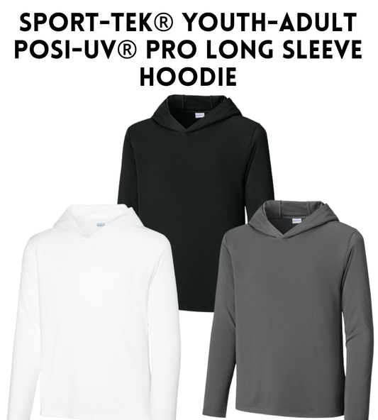 VB ST420LSH Sport-Tek® Posi-UV® Pro Long Sleeve Hoodie