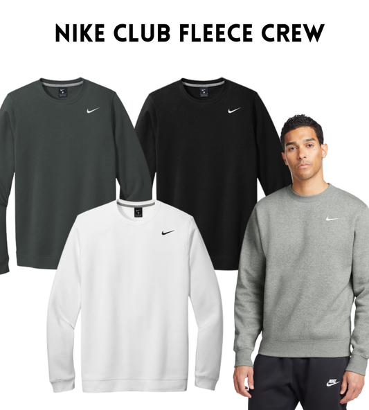 VB NKFD9863 Nike Club Fleece Sleeve Swoosh Crew
