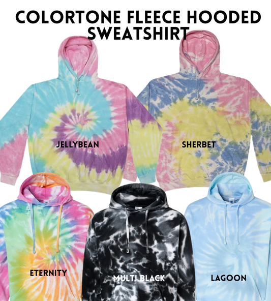 VB colortone fleece hooded sweatshirt