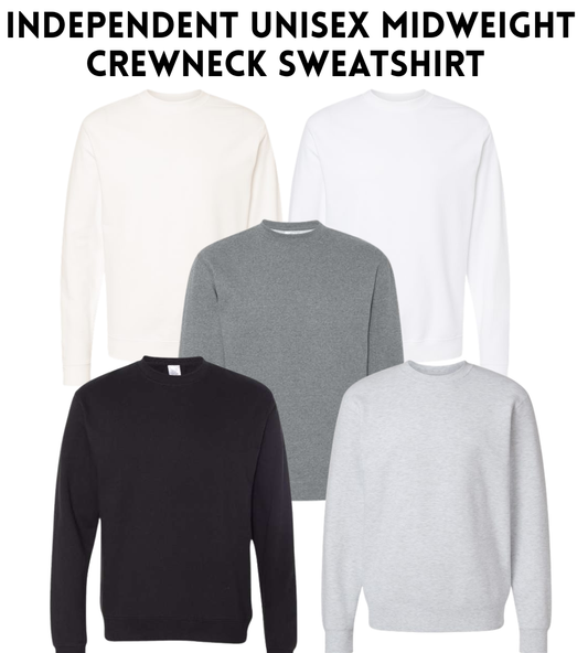 VB SS3000 Independent Unisex Midweight Crewneck Sweatshirt