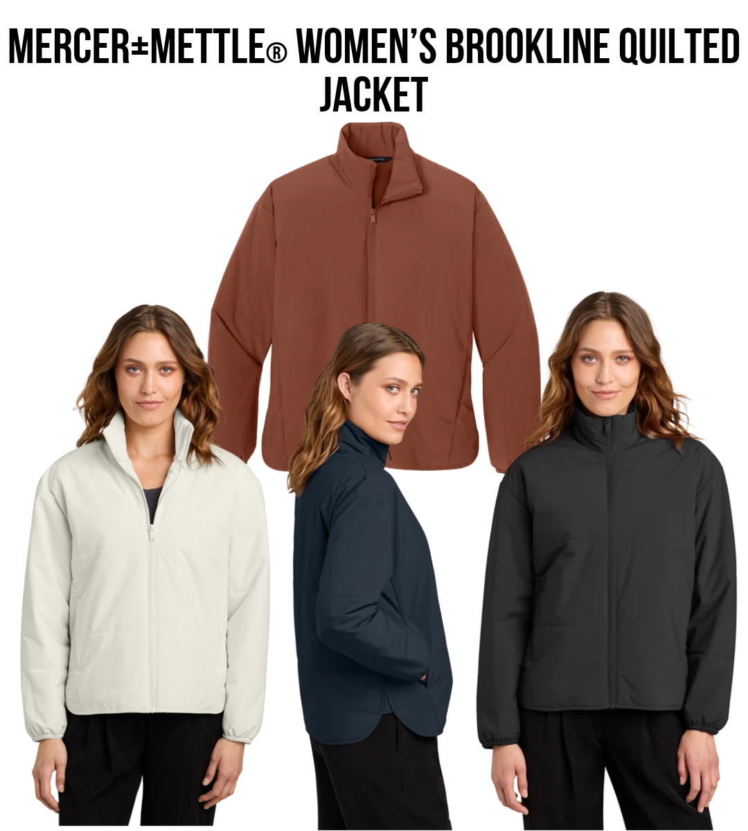 VB MM7221 Mercer+Mettle® Women’s Brookline Quilted Jacket