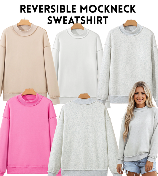 VB EI Reversible Mockneck Sweatshirt