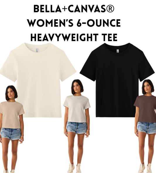 VB BC6110 BELLA+CANVAS® Women’s 6-Ounce Heavyweight Tee