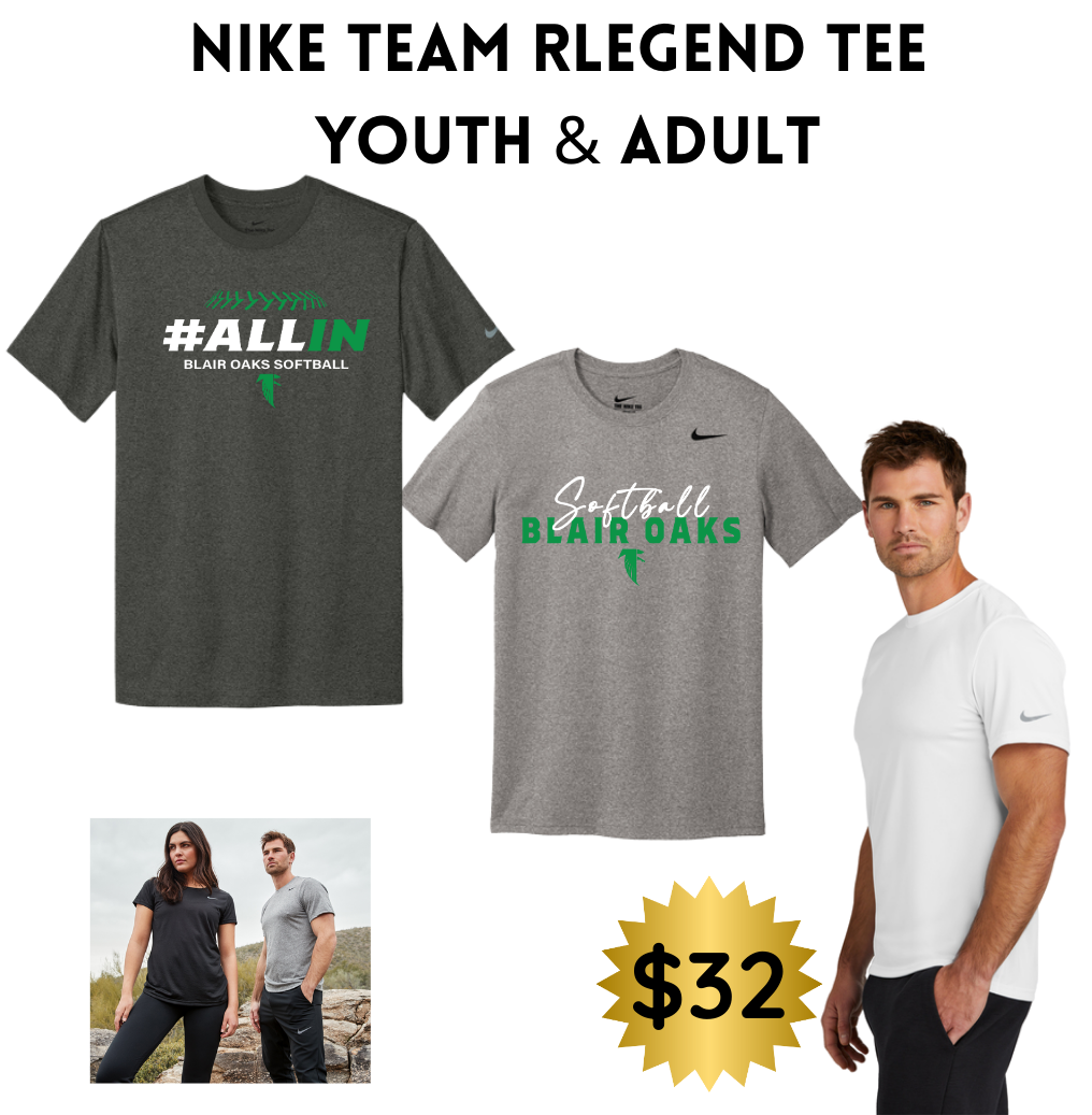 BOSB25 Nike rLegend tee (Youth / Adult)