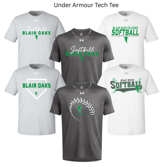 BOSB25 Under Armour Tech Tee (Unisex / Youth Sizes)