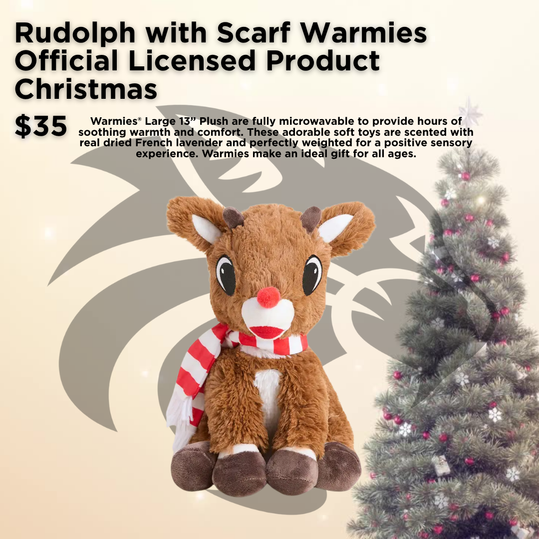 EMF Rudolph with Scarf Warmies Official Licensed Product Christmas